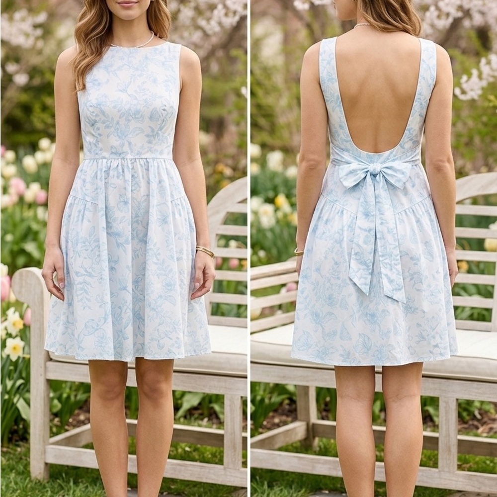 Sleeveless Fit-and-Flare Dress